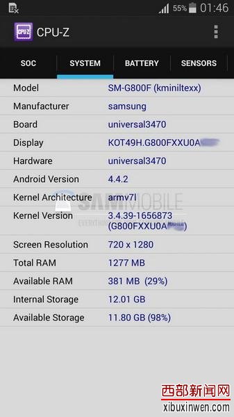 GALAXY S5 Miniع  612շ