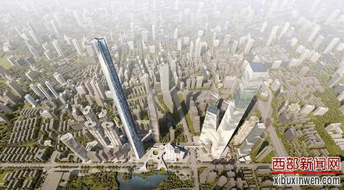 深圳城市规划欲盖739米高楼(图片引自搜狐)