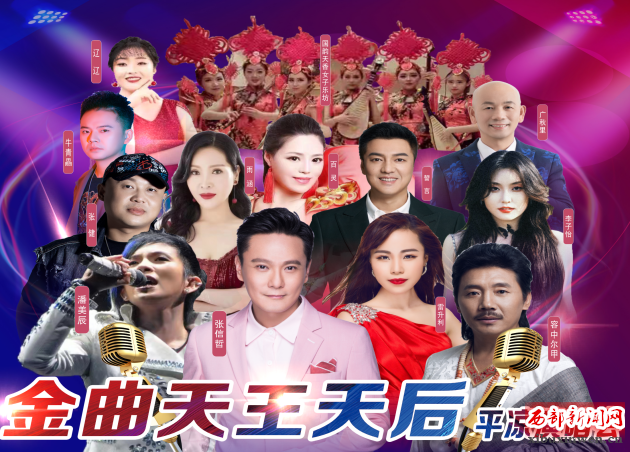 由德国德尔森原浆啤酒赞助的张信哲演唱会在平凉市举行